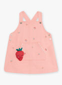 Casula rosa com estampado de frutas bebé menina CALAURIE / 22E1BFJ1CHS413
