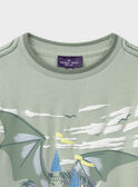 T-shirt Verde Dragão LADTOURAGE / 24H3PGQ2TML629