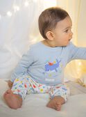 Babygro com padrão de baleia e meias bebé menino CEIACOB / 22E5BG51GREC232