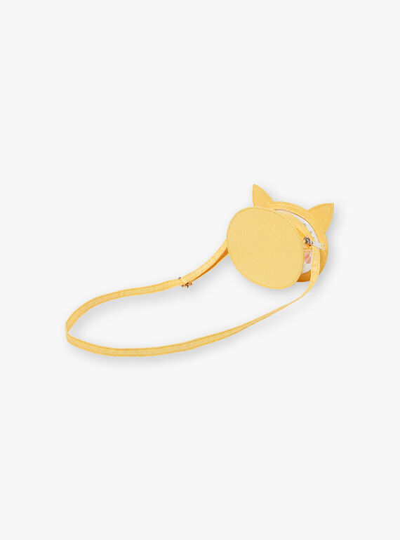 Mala a tiracolo amarela animação cabeça de gato ZITRONETTE / 21E4PFO1BESB104