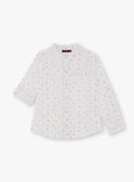 Camisa branca e azul com estampado bicicleta menino TYWOLAGE / 20E3PGZ2CHM000