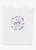 T-shirt de manga curta cru LAPAYETTE / 24H2PFI2TMC001