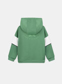 Sweat com capuz verde KRICHAMAGE / 24E3PGB2JGHG602