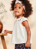 T-shirt em jersey com bordado florido FALESLI / 23E1BFC1TEE001