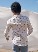 Camisa branco-cru com estampado musical LEPRINAGE / 24H3PGJ1CHM000