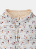 Casaco acolchoado floral sem mangas reversível MABLANCHE / 25E1BF71D3EE403