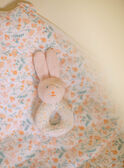 Guizo de coelho rosa de veludo recém-nascido menina CONNIE / 22E0AFC1HOC301