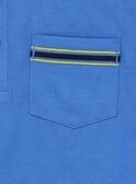 T-shirt mangas curtas azul RATICAGE3 / 19E3PGL3TMC201