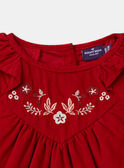 Blusa de bombazina bordada LALETTE / 24H2PFR1CHEF505
