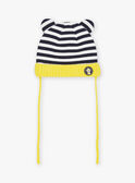 Gorro em tricô com animação de orelhas 3D e estampado às riscas FILAYNE / 23E4BG52BON070