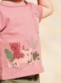 T-shirt com padrão animais FAGABRIEL / 23E1BGD2TMCD332