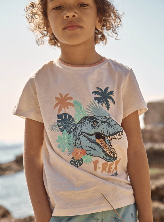 T-shirt com padrão de dinossauro FLUREXAGE / 23E3PGQ1TMCA006
