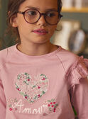 T-shirt cor-de-rosa amor LADITETTE / 24H2PFQ2TMLD329