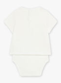 Body t-shirt cru com padrões de animais e selva bebé menino CAKILLIAN / 22E1BG91BOD001