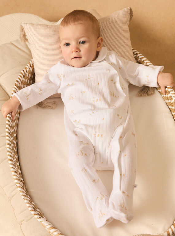 White BABYGROW MONJI / 25E0NMI1GRE000