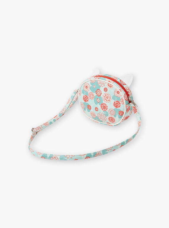 Mala pequena gato e estampado flores de lótus ZECHAETTE / 21E4PFI1BESK005