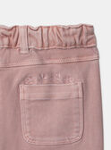 Calças de ganga cor-de-rosa MAJENETTE / 25E2PF71PANP273