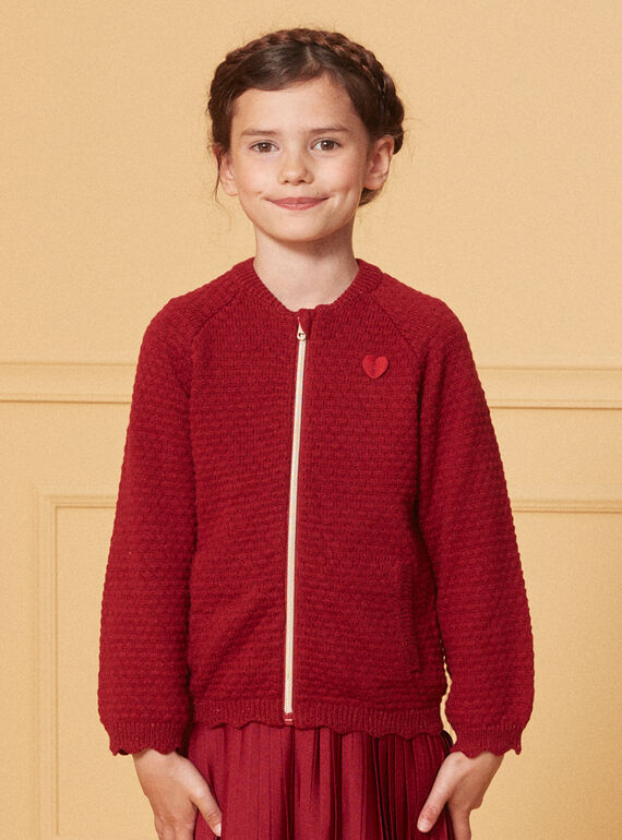 Red CARDIGAN LIRETTE 1 / 24H2PF91CARD307