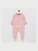 Babygro rosa REJIRAFE / 19E5BF32GRE301