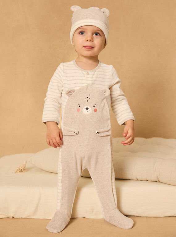 Babygrow de urso com gorro MEDIEGO / 25E5BGD2GREA012