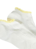Meias curtas brancas RYEMIETTE / 19E4PFS1SOB001