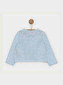 Cardigan azul-celeste RABARBARA / 19E1BF21CAR020