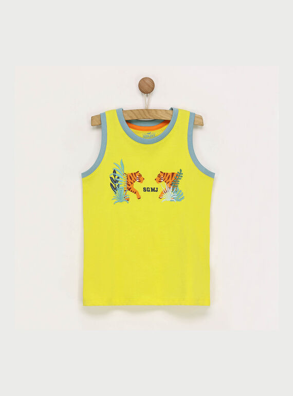 Camisola de alças amarela RADEBAGE2 / 19E3PGL2DEB116