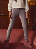Leggings de bombazina com fios brilhantes LADEGETTE / 24H2PFQ1LG940