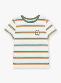 T-shirt com estampado às riscas FIPOUAGE / 23E3PGD3TMC001