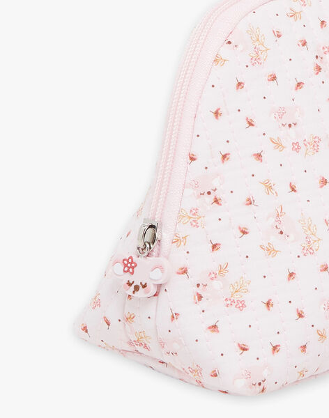 Estojo nascimento rosa claro estampado florido FONTAINA / 23E0AF61TRN321