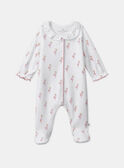 Babygrow de veludo estampado MONINA / 25E0NF21GRE000
