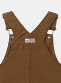 Brown SHORT DUNGAREES MAOMAR / 25E1BGO1SAC802