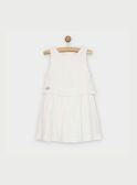 Vestido sem mangas branco RUPOPETTE / 19E2PFF1CHS001
