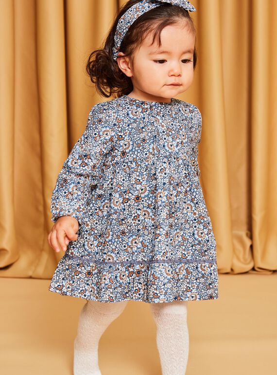 Vestido com estampado florido em twill DARENATA / 22H1BFY2ROBC206