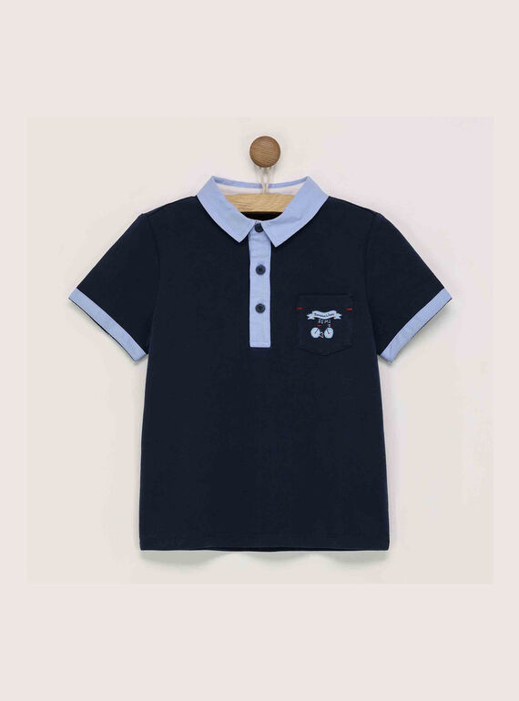 Polo azul-marinho RYZPAGE / 19E3PGT1POL070
