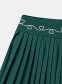 Green SKIRT LIRAMETTE 3 / 24H2PF92JUPG618