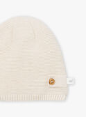 Gorro de recém-nascido cru mesclado em lã e algodão LOAY / 24H0AM21BON006