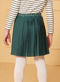 Green SKIRT LIRAMETTE 3 / 24H2PF92JUPG618