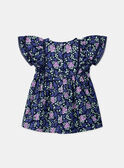 Vestido azul-marinho estampado com flores KAFLORENCE / 24E1BFL2ROB070