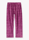 Pijama e chapéu violeta em veludo GRUHAETTE / 23H5PFF2PYJ708