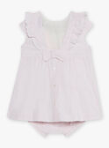 Vestido de cerimónia e bloomer bebé menina CAJUSTINE / 22E1BFH1ROB301