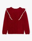 Camisola vermelho com folhos DRIPULETTE / 22H2PFX1PULF526