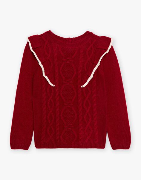 Camisola vermelho com folhos DRIPULETTE / 22H2PFX1PULF526