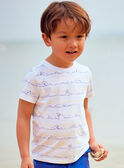 T-shirt branca menino COARAGE / 22E3PGN2TMC000
