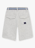 Bermudas cinzento mesclado menino 22E3PGT1BERJ920