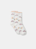 Meias felpudas às flores MABETH / 25E4BF71SOQ001