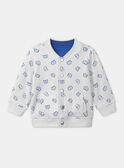 Casaco de malha estilo teddy reversível MACRISTO / 25E1BG81GIL001