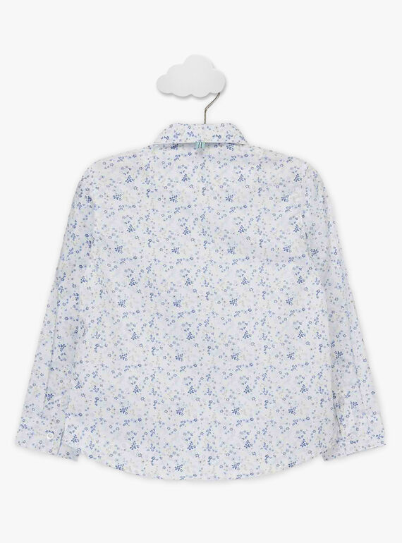 Camisa estampa floral com laço amovível menino TIFLORAGE / 20E3PGJ6CHM001