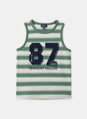 Green TANK TOP NADEBAGE / 25H3PGJ1DEBG625
