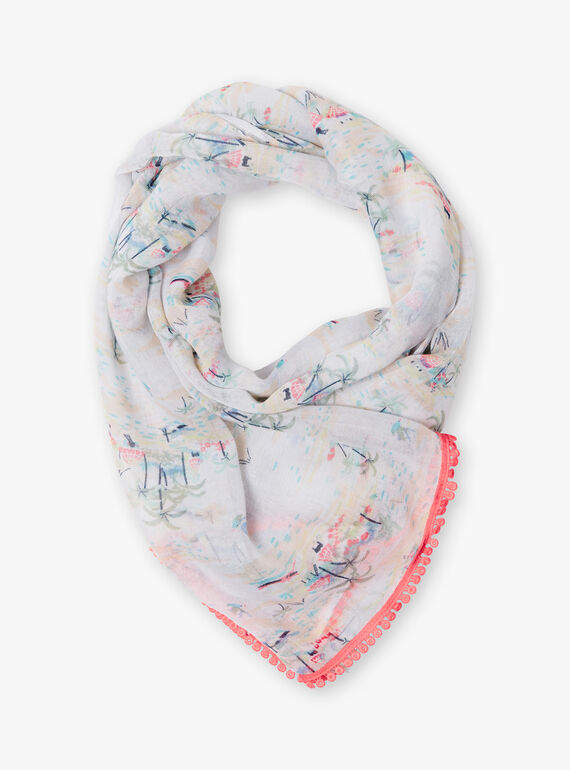 Lenço com estampado praia criança menina ZYFUETTE / 21E4PFU1FOU321